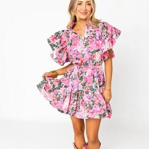 NWT BuddyLove Abbey Dress In Royalty Sz S